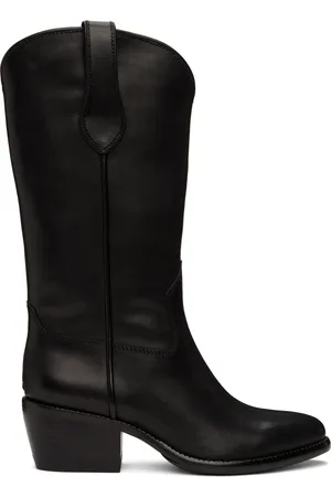 RAG&BONE Bottes de cowboy RB noires