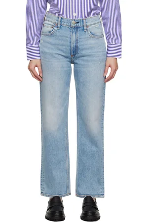 RAG&BONE Jean Harlow bleu