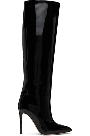 PARIS TEXAS Bottes hautes à talon aiguille noires