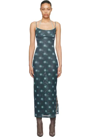 Miaou Robe longue Thais bleue