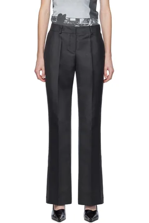OUR LEGACY Pantalon gris à taille basse