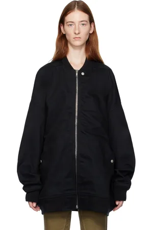 Rick Owens Blouson aviateur surdimensionné noir