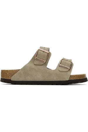 Birkenstock Sandales étroites Arizona à semelle intérieure en suède