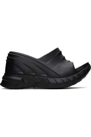 Givenchy Sandales compensées Marshmallow noires