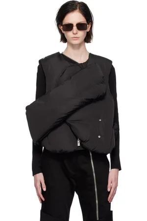 HELIOT EMIL Veste noire Hollowing rembourrée en duvet