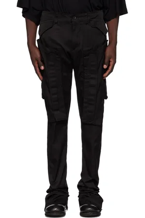 JULIUS Pantalon cargo Gas Mask noir
