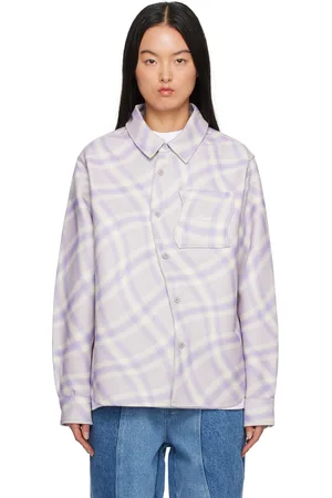 DIME Chemise mauve à carreaux