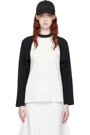 Fax Copy Express T-shirt à manches raglan longues blanc