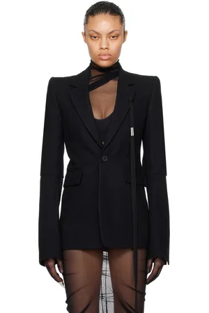 ANN DEMEULEMEESTER Veston Rachele noir