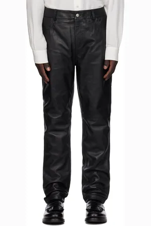Deadwood Pantalon Phoenix noir en cuir