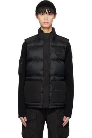 Canada Goose Veste Freestyle noire rembourrée en duvet - Black Label