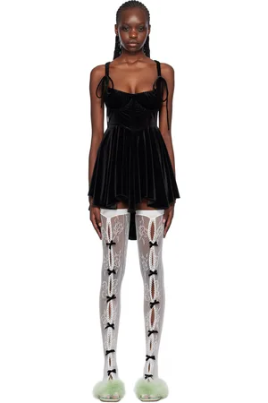 Nodress Robe courte noire exclusive à SSENSE
