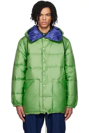 Beams Blouson Expedition vert rembourré en duvet