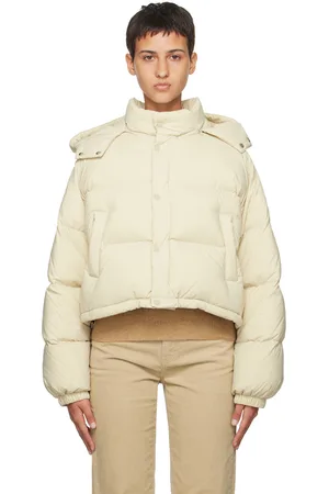 DUNST Blouson écourté blanc cassé rembourré en duvet