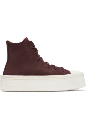 Converse Baskets Chuck Taylor All Star Modern bourgogne à plateforme