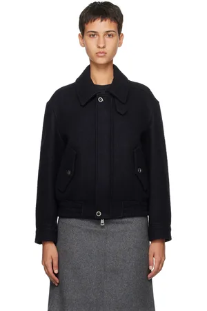 DUNST Blouson texturé bleu marine