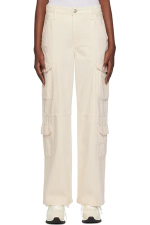 RAG&BONE Pantalon cargo Cailyn blanc cassé en denim