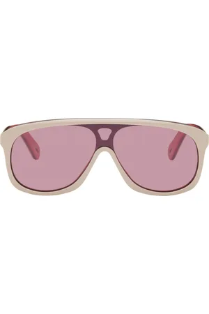 Chloé Lunettes de soleil aviateur blanc cassé