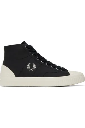 Fred Perry Baskets mi-montantes Hughes noires