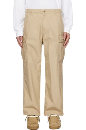 Beams Pantalon cargo beige à six poches