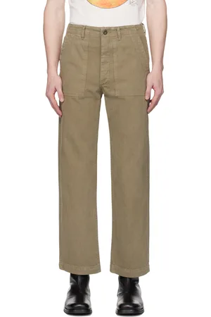 RE/DONE Pantalon utilitaire kaki