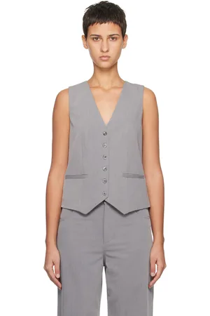Staud Gilet Brett gris