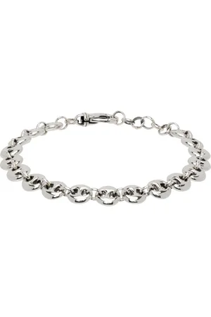 Sophie Buhai Bracelet-chainette argenté à petits maillons circulaires