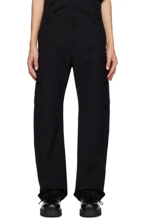 Givenchy Pantalon cargo incurvé noir