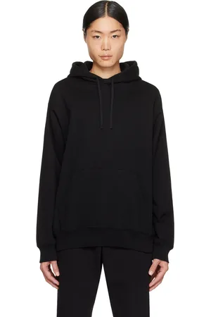 Reigning Champ Pull à capuche noir en jersey d