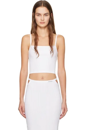 Alexander Wang Camisole écourtée blanche