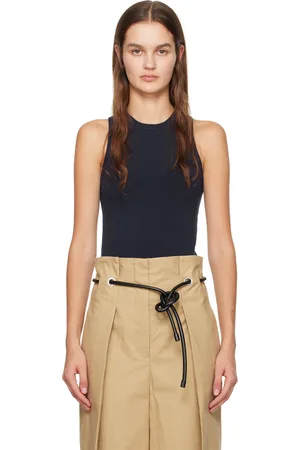 3.1 Phillip Lim Débardeur bleu marine à col ras du cou