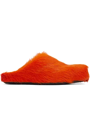 Marni Flâneurs de style sabot Fussbett orange