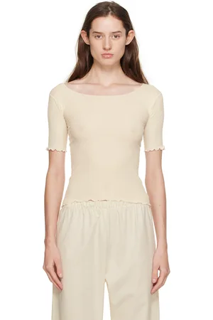 Baserange T-shirt Pama blanc cassé