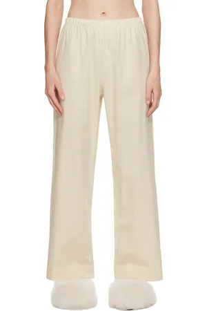 Baserange Pantalon de détente Ole blanc cassé