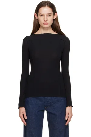 Baserange T-shirt à manches longues Omato noir