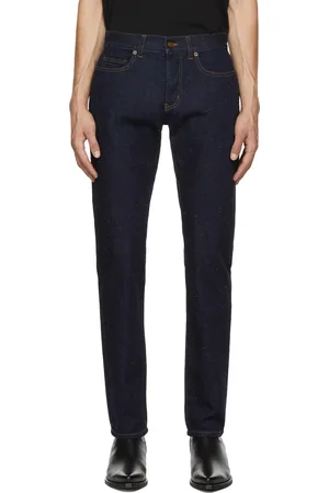 Saint Laurent Jean moucheté Etienne bleu