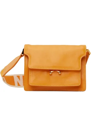 Marni Mini sac souple Trunk orange