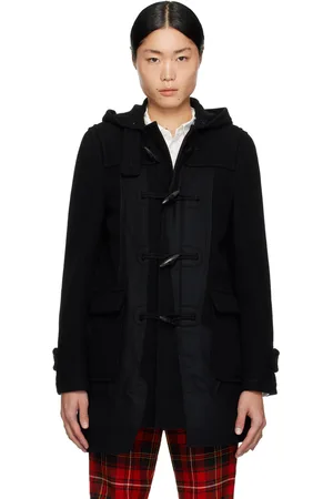 Comme des Garçons Manteau feutré noir