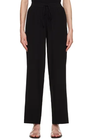 MATTEAU Pantalon noir à cordon coulissant