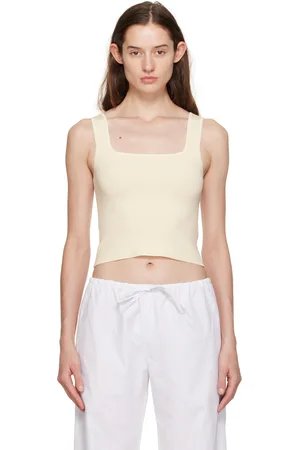 MATTEAU Débardeur 90s blanc cassé