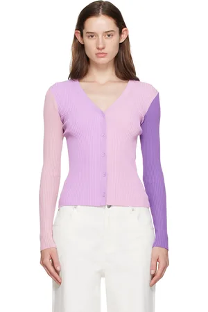 Staud Cardigan Cargo mauve