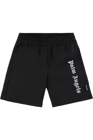 Palm Angels Enfant | Maillot de bain noir à logo imprimé