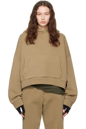 Entire Studios Pull à capuche épais kaki