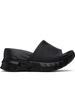 Givenchy Sandales Marshmallow noires à plateforme