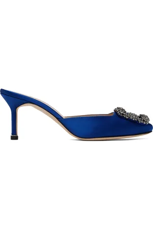 Manolo Blahnik Escarpins Hangisimu bleus