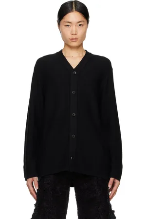 Comme des Garçons Cardigan noir à franges