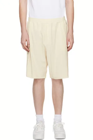 RAG&BONE Short blanc cassé à passepoils