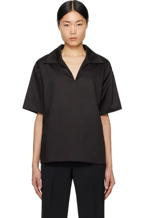 COMMAS Chemise noire à col classique