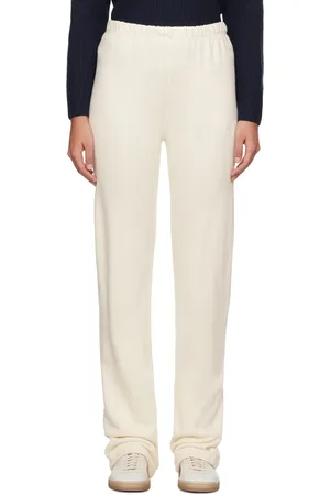 ÉTERNE Pantalon de détente droit blanc cassé