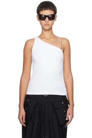 Givenchy Débardeur blanc à bretelle en chaine